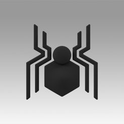 1.jpg Archivo STL Logotipo del cofre de bienvenida de Spiderman・Modelo de impresora 3D para descargar