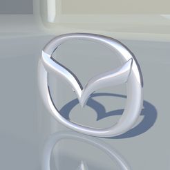 1.jpg Mazda Emblem 3D Print Ready 3D print model
