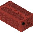 8.jpg Archivo STL Caja con tapas de bisagra de engranaje recto (móvil, oculta, mecánica)・Plan imprimible en 3D para descargar