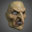 mask.png Wicked Witch Mask STL for 3D Printing - Realistic Old Hag Face - Creepy Halloween Mask - Costume Accessory for Masquerade, Cosplay & Spooky Parties - Instant Digital Download