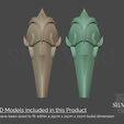2.png Clorinde Accessories Heels Only for Cosplay (Mini Bundle) - Genshin Impact - Instant Download STL Files for 3D Printing