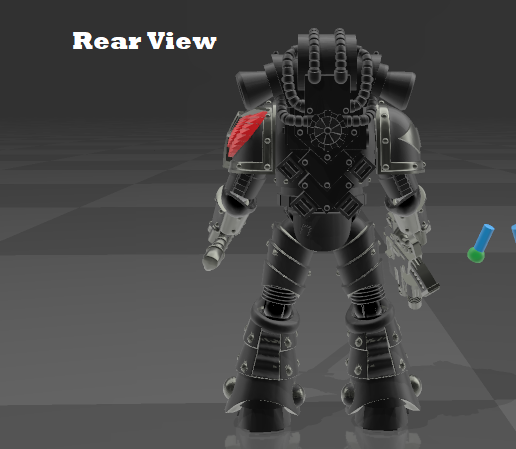 🆕 New Custom 1/18 Dark Angels 30K Space Marine・Free 3D File for ・Cults