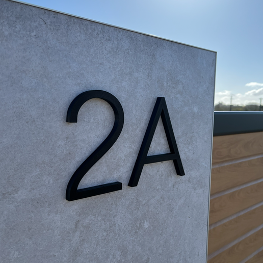 🏠 Architectural House Number Pack (0-9, A-C, Bis, Ter, Bat)・Free 3D ...