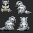 sandshrew-alola-4.jpg Pokemon - Alolan Sandshrew and Sandslash with 2 poses