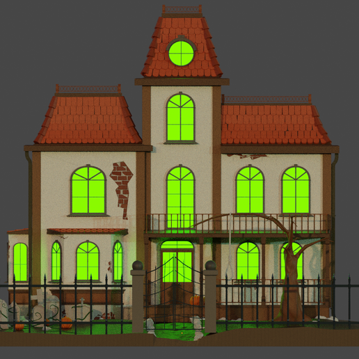 魅力的な STL file printing ・3D 🏠 mansion haunted house, horror タイムセール