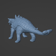 4.png Dinosaur pinacosaurus 3D print model