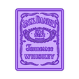 JackD.stl Jack Daniels Whiskey ii