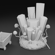 1.png Cave crystal cluster 3D print model