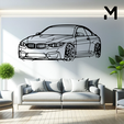 m4-2016-angle.png Wall Silhouette: BMW Set