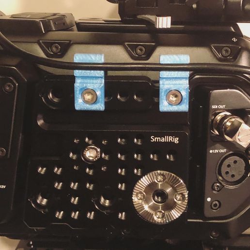 Cablebite for cinema cameras 4mm 3D model