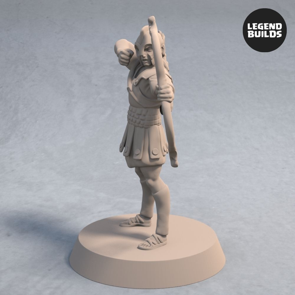 Download file Archer of Nemis Pose 2 3D printable miniature STL file • 3D printable design