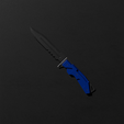 Knife-Blue-Silence-V1.png Call of Duty - Tactical Knife