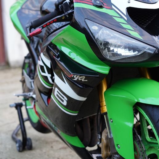 👽 Fins for ZX6R 2005-2006 KAWAZAKI・ STL File for ・Cults