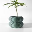 IMG_3115.jpg The Milo Planter Pot with Drainage Tray & Stand: Modern and Unique Home Decor for Plants and Succulents  | STL File