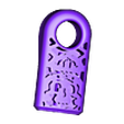 Couteau papillon - Manche - Ornement 1 - Dorée (x4).STL APEX LEGENDS - OCTANE - Нож-бабочка
