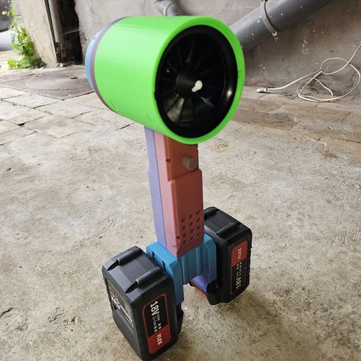 🛠️ jet fan bi batterie・ STL File for 3D printing・Cults