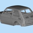 fiat-126-3.jpg Polski Fiat 126 P with interior 3D model 3D print model