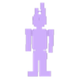 8 bit spring bonnie.stl 8 Bit Spring Bonnie Keychain / Necklace (FNAF / Five Nights At Freddy's)