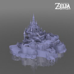 hyrulecastlegrounds.png Fichier STL Le terrain du château d'Hyrule - La légende de Zelda - Le souffle de la nature・Design pour impression 3D à télécharger