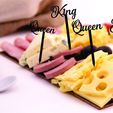 pinchos king and queen.jpg Queen and King skewers - Toothpick
