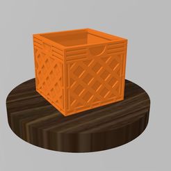 Milk-Crate-v2.jpg Milk crate storage pot / planter / organizer