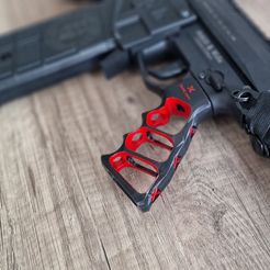Tactikal-Dynamikz-HeadEyes-XXX-8.jpg Fichier STL Poignée de pistolet pour AR-15 (Tactical Dynamics Replica !)・Objet imprimable en 3D à télécharger