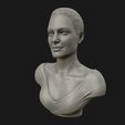 05.jpg Fichier STL Angelina Jolie buste 3D prêt à être imprimé en 3D modèle d'impression 3D・Plan pour imprimante 3D à télécharger