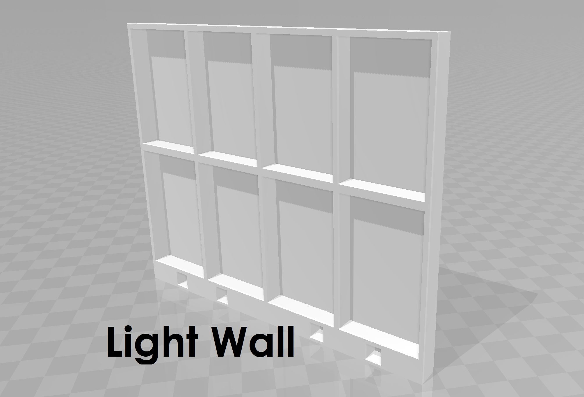 1_24_Light_Walls.jpg Fichier STL gratuit 1:24 Home Floorplans (Playmobil)・Objet à télécharger et à imprimer en 3D, madsoul666
