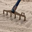 image00001.jpeg Free STL file Golf Bunker Rake・3D printing design to download