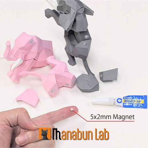 4_Low_Poly_Elephant_puzzle.jpg 🐘Low Poly Elephant Puzzle