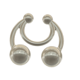fem_jewel_septum_41_d65 v1-01.png STL file fake nose hook FAKE NIPPLE PIERCING "BALLS FARTHER" Male Female Septum Barbaella male Non-Piercing Body Jewellery Bondage Weight femJ-41-d65 3d print cnc・3D printable model to download
