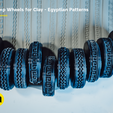 Egyptian-Pattern-Texture-Wheels-21.png Stamp Wheels for Clay - Egyptian Patterns