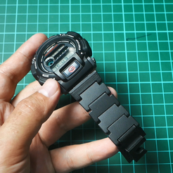 Archivo 3D gratis Correa de reloj Casio F-91W 💫・Diseño de