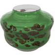 pot-vase-1001 v2-00.png vase cup pot jug vessel "spring chinese clouds" v1001 for 3d-print or cnc