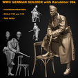 German-Soldier.png WW2 GERMAN SOLDIER with Karabiner 98k