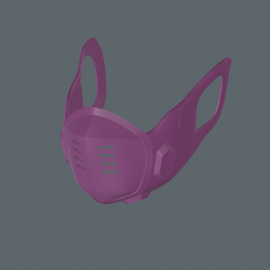 unknown.png Archivo STL Máscara kiwi Cyberpunk de edge runners・Objeto para impresora 3D para descargar