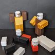PXL_20201224_095233790.jpg Free STL file Roblox w/ removeable arms and head・3D printing design to download