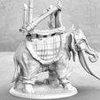 Keyshot_Render.252.jpg War Elephant - Action Pose - Tabletop Miniature