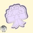 03-1.jpg Baby shower / gender reveal party cookie cutters - #03 - It's a girl (style 1)