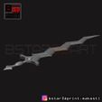 11.JPG Fire Emblem Awakening Robin Levin Sword - Weapon Cosplay 3D print model