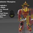 Terminator-Champion-1.jpg Custom 1-18 Blood Angels Terminator Squad (5.4 Inches Tall)