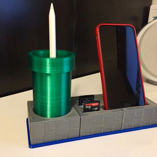 Desktop organizer (Nintendo style) 3D model