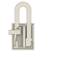 Lock inside.png 100% Printable Lock