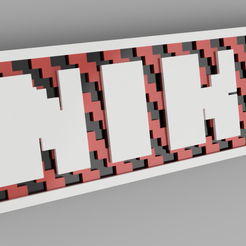 niko blanco.png Fichier STL nommé porte-clés・Modèle pour impression 3D à télécharger