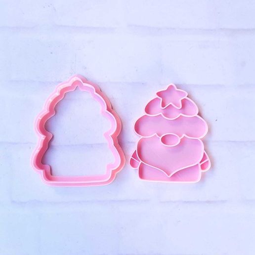 SANTA - CHRISTMAS - CHRISTMAS - COOKIE CUTTER 3D model