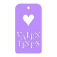 val045 v3_val045 v3_Body115.stl ❤️ Valentine's Day tags ornament - unique and personalized gift for your loved one by AM-MEDIA