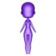 female.obj base mesh male and female chibi 3.5 head