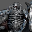 14.jpg BERSERK SKULL KNIGHT FANTASY ANIME SWORD CHARACTER GUTS 3D PRINT MODEL