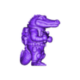 soldier crocodile.obj Mini soldier crocodile