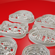 render_009.png 6 TURNING NET COOKIE CUTTERS